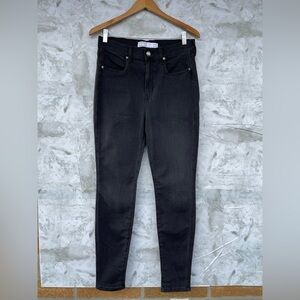 AYR The Riser Super Soft Skinny Black/Gray High Rise Jeans size 32x28